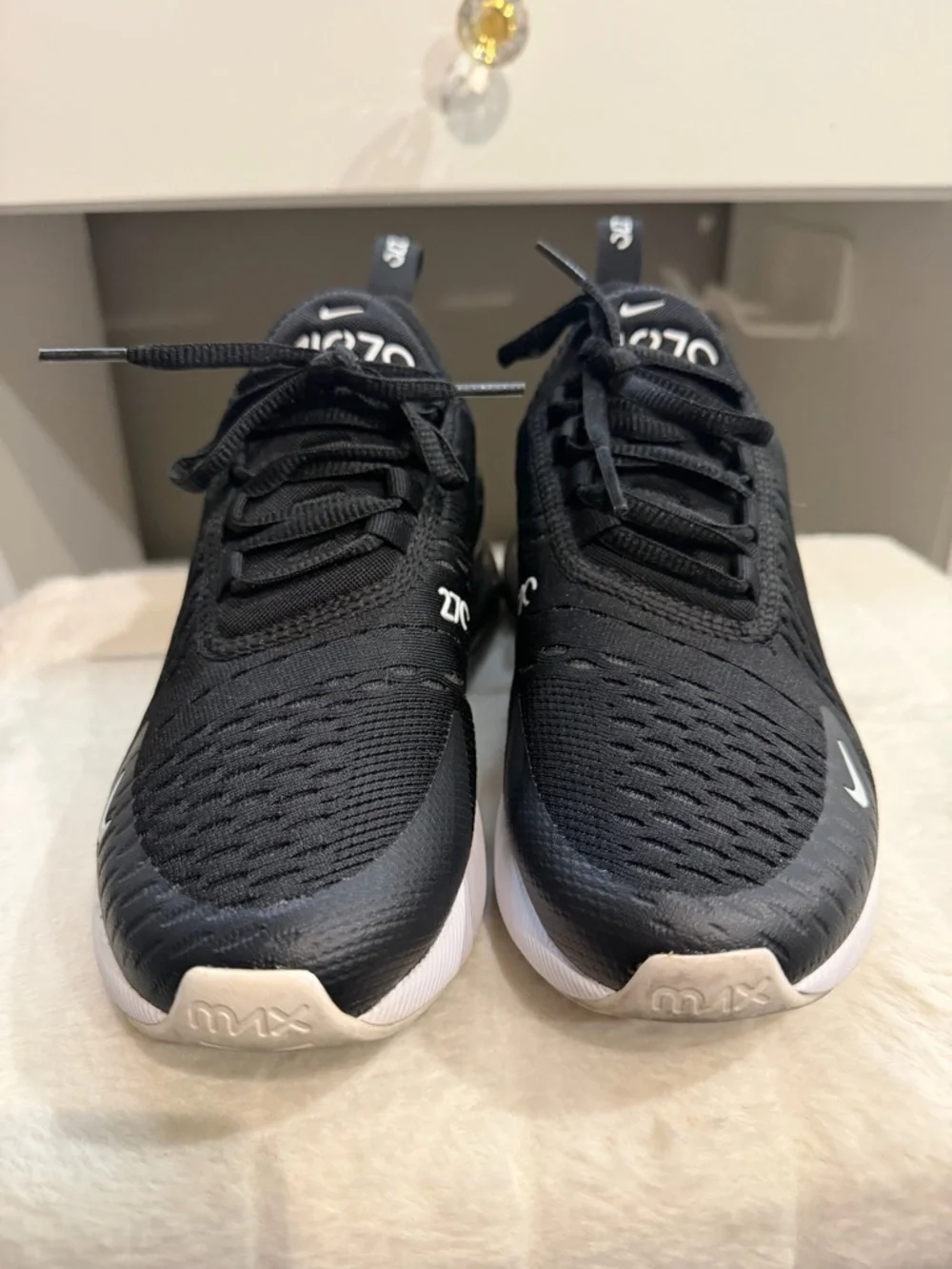 Nike Women’s Black & White Air Max 270 Sneakers